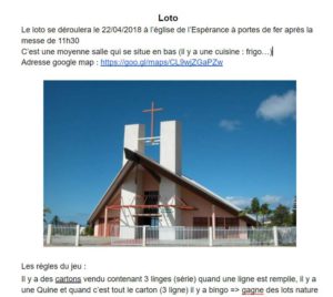 L'église de l'Espérance à Nouméa