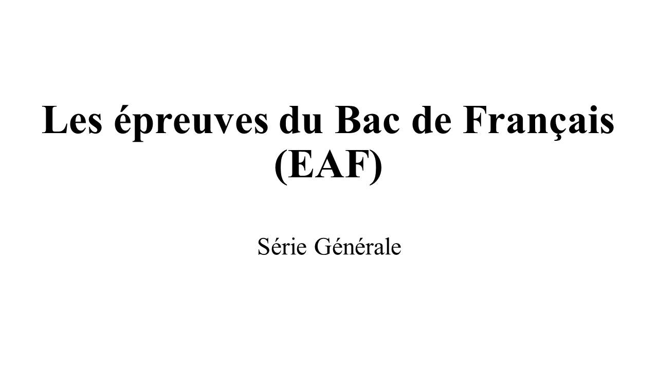 Épreuve Anticipée de Français 2020 : tout ce que vous devez savoir