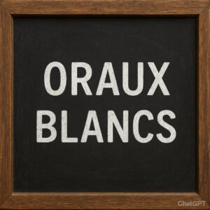 oral oraux blancs