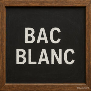 bac blanc